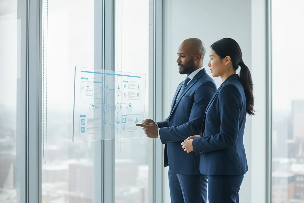 Enterprise governance and compliance reporting workspace